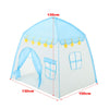 Blue Childrens Kids Pop Up Play Tent Girls Playhouse In/Outdoor Princess Castle