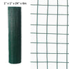 6M/ 30M PVC Green Coated Chicken Wire Mesh Fencing Garden Barrier Metal Fence