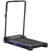 Steel Folding Motorised Home Treadmill Walking Machine with LCD Monitor Blue