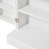 Kitchen Pantry Cabinet Wooden Storage Cupboard 2 Doors Utility Organizer Stand