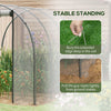 Polytunnel Greenhouse with Clear Cover, Walk-in Grow House, 3 x 2 x 2m