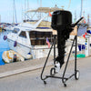 Outboard Boat Motor Stand Heavy Duty Engine Carrier Cart Engine Support Dolly