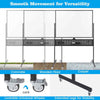 Magnetic White Board Large Standing White Board 120 x 90 CM Office-Black