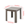 Modern 110/75cm Wooden Dining Table for Dining Room Kitchen for 2-6 People
