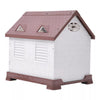 Weatherproof Indoor Outdoor Plastic Pet Puppy Dog House Dog Kennel Shelter Home