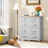Fabric Chest of Drawers 8 Drawer Bedroom Storage Unit Clothes Organizer Dresser