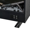 Home LED Fireplace Insert Wall Mounted Electric Inset Media Fire Freestand Feet