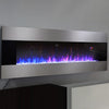 Electric 50" Wall Mounted LED Fireplace 6 Flame Color Inset Fire Stove Freestand