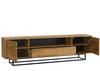 200cm Loft Retro Industrial TV Unit | Vintage Oak Cabinet | Cupboard Sideboard