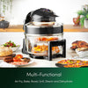 Emperial 17L Digital Halogen Convection Oven Cooker Air Fryer Hinged Lid Black