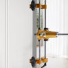 Mortice Door Fitting Jig Lock Mortiser Tungsten Kit with 3 Cutters 18/22/24mm