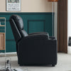 PU Leather Recliner Chairs with Cup Holders Push Back Reclining Sofa Living Room