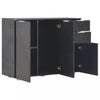 Sideboard Cabinet Cupboard Unit Storage Furniture With 2 Drawers & 2/3 Doors UK