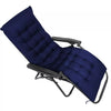 Zero Gravity Chair Set of 2 Outdoor Garden Sun Lounger Padded Recliner Cushions