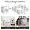 10-18 Panels Baby Playpen Foldable Kids Safety Child Play Center Yard Indoor Toy