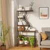 Extra Tall Plant Stand Indoor Corner Plant Holders Solid Industrial Bookshelf