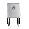 Velvet Pull Door Knocker Studded Dining Kitchen Accent Chairs Luxury Windsor