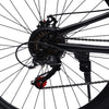 26 in Folding Mountain Bike 21-Speed MTB Bicycle Full Suspension Disc Brake Bike