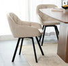 Keaton Swivel Dining Chairs beige 40-3-10