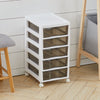 Drawer Storage Unit Box Tower Plastic Home Desktop Cosmetic Stationery Organizer