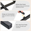 Bed Frame King Size No Box Spring Needed Slats Support
