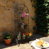 3 Tier Metal Plant Stand Ladder Flower Pot Display Rack Shelf Indoor & Outdoor