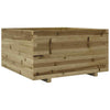 Iiaky Garden Planter 90x90x49.5 Impregnated Wood Pine,Wooden Garden V1Q7