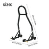 Motorbike Motorcycle Front fork & Rear Wheel Vee Paddock Stand Set for Bobbins.