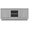 TV Cabinet Grey Sonoma 102x35x45 cm Engineered Wood