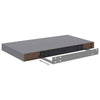 Floating Wall Shelf Grey 50x23x3.8 cm MDF
