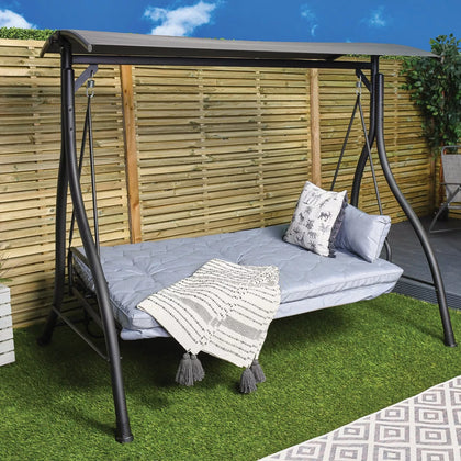 3 Seater Swing-bed Garden Furniture Chair Bed High Quality Large