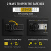 Digital Security Safe Box Electronic Money Cash Jewelry Deposit Case with Keys