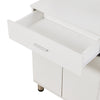 Wooden Kitchen Storage Cupboard 4 Doors Cabinet with Drawer Shelf Freestanding