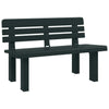 Garden Bench Outdoor Seat Patio Green Polypropylene
