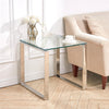 Tempered Glass Side Coffee Table End Table Console Table Slim/Rectangular/Square