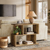Tribesigns Narrow Console Table, 2 Tier Storage End Side Table, 80x30x65 cm