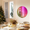 Unique Round Wall Mirror Iridescent Accent Mirror Dreamland Rainbow Mirror Girls