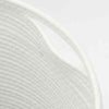 Storage Basket with Lid Brown and White Ø40x35 cm Cotton