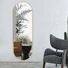 120cm Wall Mounted Oval Mirror Full Length Dressing Mirror Vanity Bedroom Mirror