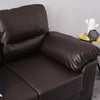 2 /3 Seater Sofa Black or Beige Faux Leather Modern Design Living Room Office