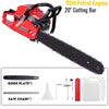 20" Chainsaw 52cc 2-Stroke Gas Powered Chain saws Handheld Gasoline Chainsaw Set