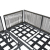 Garden Furniture Set 5 Seater Outdoor Conservatory Lounge Corner Sofa with Table