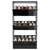 3 Drawer Shoe Cabinet Storage Cupboard Unit Shoe Rack Wooden Stand Organiser