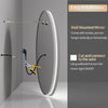 Large Wall Mounted Round Bathroom Mirror Premium Backlit Vanity Mirror 600/800m
