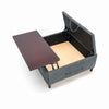 Extra Lift Up Square Storage Ottoman,Upholstered Coffee Table Storage Ottoman