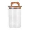1000ml Glass Storage Jars with Bamboo Lids Airtight Kitchen Storage Jar Pot