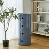 Round ABS Cylinder Cabinet Cupboard Drawer Storage Unit Bathroom Bedroom Stand