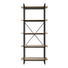 5 Tiers Bookcases Bookshelf Display Storage Shelving Unit kitchen Living Room
