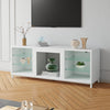 Electric Fire Insert Media TV Stand Entertainment Center Console Table&Fireplace