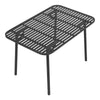 Outdoor Dining Table Metal Slatted Garden Patio Tables Bbq Drinks Serving Table